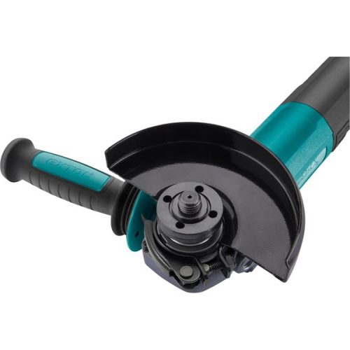 sarokcsiszológép 125mm 1550W, kefementes, szabályozható fordulatszám, lágy indítás, terhelésnél konstans fordulatszám