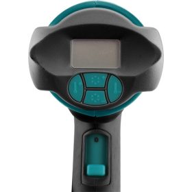   hőlégfúvó, 2000W két fokozatú, 1000W/2000W, 50/650°C, 250/500 L/perc, kofferban, tartozékokkal