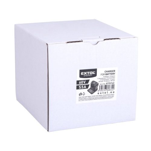 akkutöltő a 8795731 (4Ah) és 8795732 (8Ah) tartalék akkuhoz, 60V 5,5A