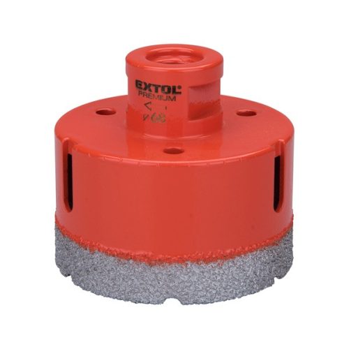 körkivágó csempére, gyémánt vágóél; 65mm × M14, sarokcsiszolóba fogható