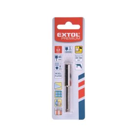   körkivágó üvegre, kerámiára  és csempére, gyémánt vágóél; 6×65mm, fúrógépbe fogható