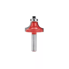   felsőmaró fára, lekerekítő (homorúfejű rádiuszmaró), csapágyas, R12,7×D38,1×H19, befogás: 8mm, keményfém lapkás