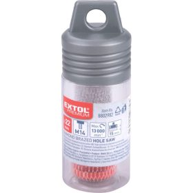   körkivágó csempére, gyémánt vágóél; 22mm × M14, sarokcsiszolóba fogható