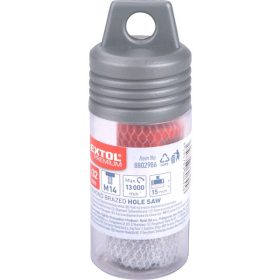   körkivágó csempére, gyémánt vágóél; 32mm × M14, sarokcsiszolóba fogható