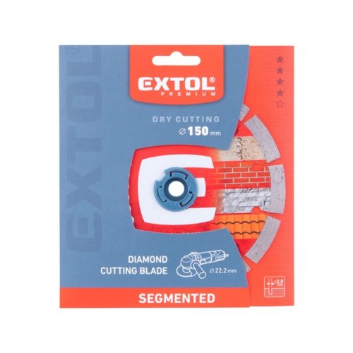 gyémántvágó szegmenses; 150×22,2×2,0mm  max.10.000 f/min