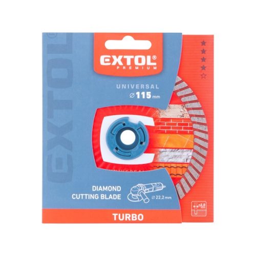 gyémántvágó TURBO gránit/kerámia; 115×22,2×2,0mm, max.13.200 ford/perc