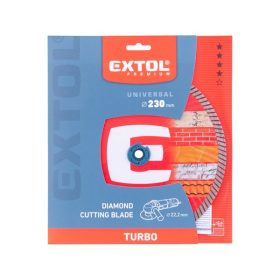   gyémántvágó TURBO gránit/kerámia; 230×22,2×2,6mm, max.6.600 ford/perc