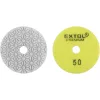 gyémánt csiszolókorong/polírkorong, csempe élcsiszoló, tépőzáras; 100mm, P50, száraz és vizes