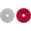 gyémánt csiszolókorong/polírkorong, csempe élcsiszoló, tépőzáras; 100mm, P100, száraz és vizes