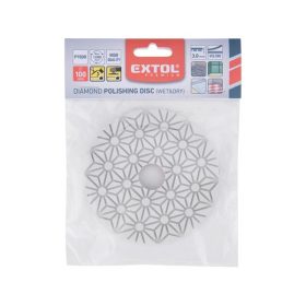   gyémánt csiszolókorong/polírkorong, csempe élcsiszoló, tépőzáras; 100mm, P1500, száraz és vizes