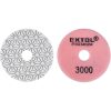 gyémánt csiszolókorong/polírkorong, csempe élcsiszoló, tépőzáras; 100mm, P3000, száraz és vizes