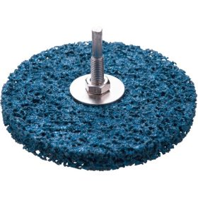   csiszolókorong fúrógéphez ("csapos négertárcsa") 115mm, 15 mm vastagság, 6 mm befogás, nylon és szilícium karbid