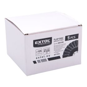   lamellás csiszoló INOX, acél és ALU munkadarabok csiszolására, 125×22mm; P320 (darabáras, de csak ötösével rendelhető)