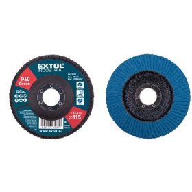   lamellás csiszoló INOX, acél és ALU munkadarabok csiszolására, 115×22mm; P60