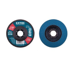   lamellás csiszoló INOX, acél és ALU munkadarabok csiszolására, 115×22mm; P100