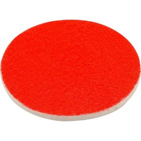   polírkorong, gyapjú/filc keverék, fehér; 125 mm, 7 mm vastag, tépőzáras