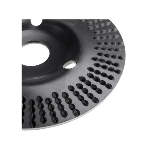 faforgácsoló korong; max 13000 ford/perc, sarokcsiszolóhoz, fém, 125×22,2mm, fa csiszolásához, szakaszos használat