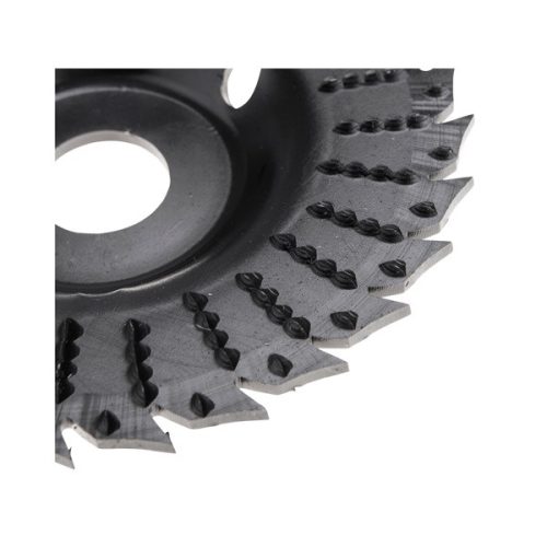 faforgácsoló korong; max 13000 ford/perc, sarokcsiszolóhoz, fém, 125×22,2mm, fa vágás/csiszolásához
