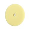 polírkorong, erős polírozás, T80, 150×25mm, tengely: 22 mm; sárga, tépőzáras