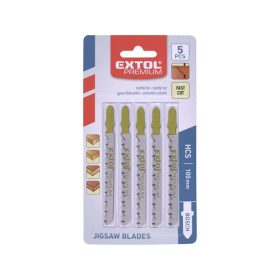   dekopírlap, 5db, Bosch befogás, HCS; 75×8×1,5mm, 4mm fogtáv, köszörült fogak, egyenes gyorsvágás, puhafához,farostlemeze