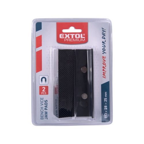 védőpofa satuhoz, 2 db; 113 mm, TPU műanyag