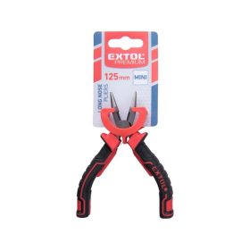   rádiós fogó, mini; 125 mm, kétszínű műanyag nyél, rugós