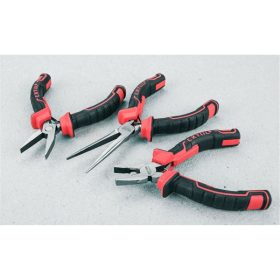   mini fogó klt. 5 db; kombinált-(125mm), oldalcsípő-(115mm), rádiós-(125mm), h.kcsípő(115mm), h.csőrű fogó(150mm), TÜV/GS