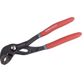   vízpumpafogó, 250mm, CrV50, max nyitás 36 mm, szivacsos nyél, akasztós papír szerszámtartó