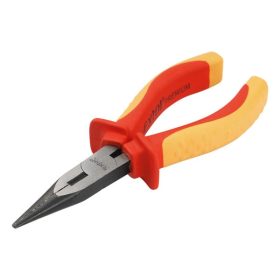   rádiós fogó; 160mm, szigetelt, 1000V, VDE, DIN ISO 5745,  CV, duál piros/sárga nyél, akasztós szerszámtartó