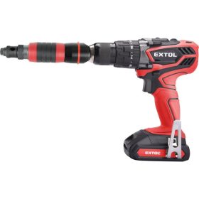   adapter klt. fúrógéphez, popszegecsekhez, 2,4-3,2-4,0-4,8 mm-es szegecsekhez; 1/4" hatszög befogás