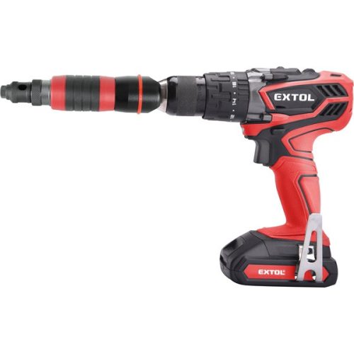 adapter klt. fúrógéphez, popszegecsekhez, 2,4-3,2-4,0-4,8 mm-es szegecsekhez; 1/4" hatszög befogás