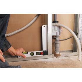   vízmérték, digitális szögmérővel,  305mm, 2 libella, ±0,5mm/1m, illetve 0-225°, ±0,3°,  LCD kijelző