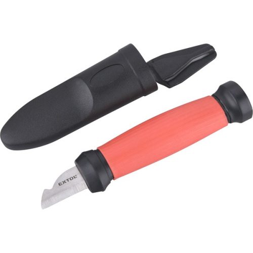 kábelvágó / blankoló kés, 4Cr14 acél, penge hossz: 35 mm, teljes hossz: 155 mm