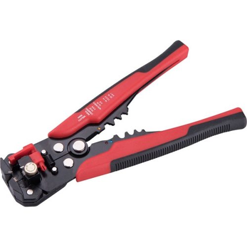 vezeték csupaszító (blankoló) és krimpelő fogó klt., 231 db, automata: 0,2-6 mm2, 205mm, CR12MoV