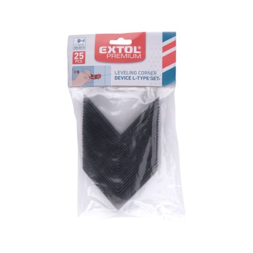 sarok profil lapszintezőhöz (8845010 csempeszintezőhöz) klt. 25 db, 60×60mm, műanyag, L-típusú