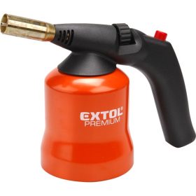   gázlámpa forrasztáshoz, PB gázhoz, piezó gyújtásssal, max. 1200°C, 1,7kW, EN521, fém gázpalack tartó