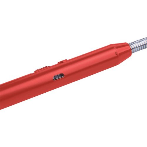 elektromos plazma (ARC/Atomic/ívgyújtó) öngyújtó, hajlítható szárral, 26 cm, USB tölthető