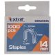 U-szeg profi tűzőgéphez 7,55×0,52×1,2mm ; 14mm, 1000db, használható: 4770704, 8851110 és 8851112 tűzőgéphez