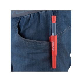   ácsceruza; tölthető, átm:2,8 mm, HB, kupak klipsszel, 6 db 120 mm pótheggyel, hegyezővel