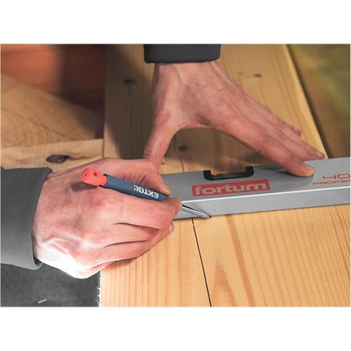 ácsceruza; tölthető, átm:2,8 mm, HB, kupak klipsszel, 6 db 120 mm pótheggyel, hegyezővel