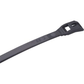   kábelkötegelő 3,6×200mm 100db, EXTRA, fekete nylon; UV-, sav- és lúgálló