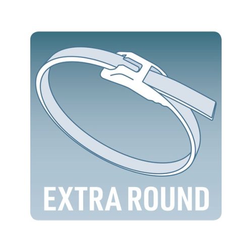 kábelkötegelő 7,6×370mm 50db, EXTRA, fekete nylon; UV-, sav- és lúgálló