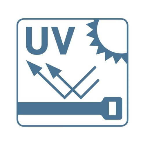 kábelkötegelő 7,2×400 mm 100db, többször használható (oldható) fekete nylon; UV-, sav- és lúgálló