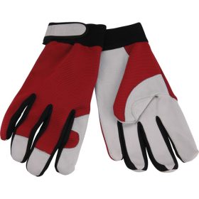   kesztyű munkához; kombinált, sertésbőr tenyérrész,/ SPANDEX kézhát,  méret: 11'