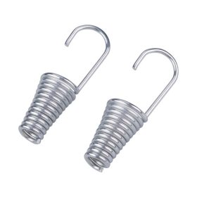   kampó, 2db; 12mm-es gumikötélhez, 4 mm horganyzott acélból