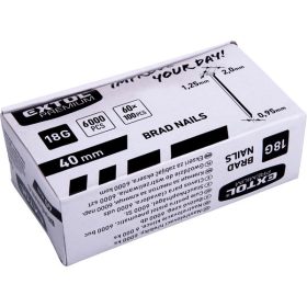   szeg fejjel, 8891860, 8891861, 8865040 tűzőgéphez 6000 db, 18G, szár.: 1,25×0,95 mm, fej: 2,0 mm, hossz.: 40 mm