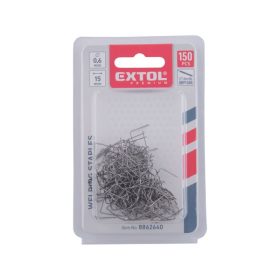   kapocs, kis hullám, 0,6 mm, szélesség: 15 mm, hossz.: 30 mm, 150 db, 8891505 akkus műanyag hegesztőhőz