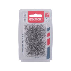   kapocs, nagy hullám, 0,6 mm, szélesség: 15 mm, hossz.: 30 mm, 150 db, 8891505 akkus műanyag hegesztőhőz