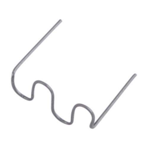 kapocs, nagy hullám, 0,6 mm, szélesség: 15 mm, hossz.: 30 mm, 150 db, 8891505 akkus műanyag hegesztőhőz