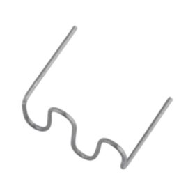   kapocs, nagy hullám, 0,8 mm, szélesség: 15 mm, hossz.: 30 mm, 150 db, 8891505 akkus műanyag hegesztőhőz